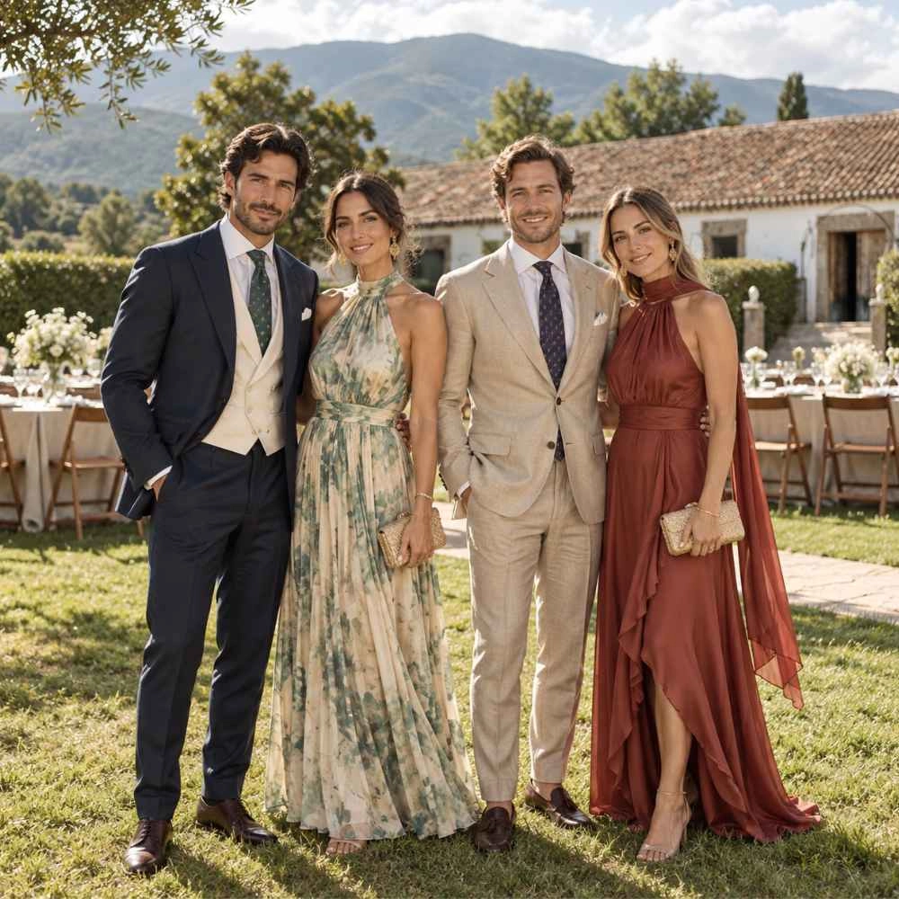 Parejas invitadas en la Finca El Legado de los Jerónimos